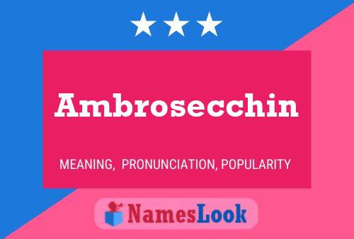 Ambrosecchin 名字海报