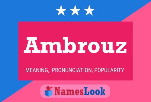 Ambrouz 名字海报