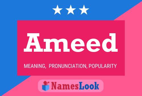 Ameed 名字海报