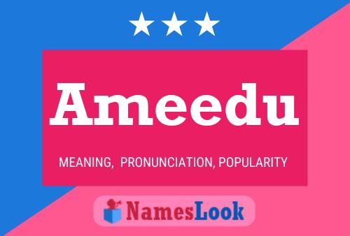 Ameedu 名字海报