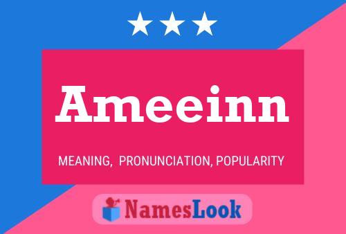 Ameeinn 名字海报