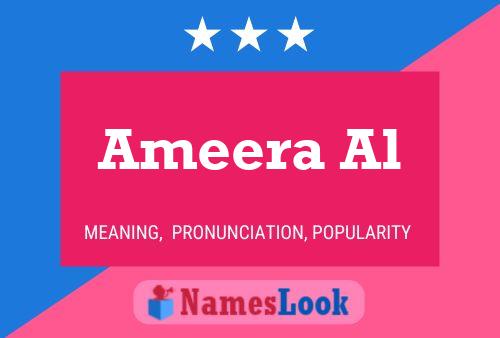 Ameera Al 名字海报