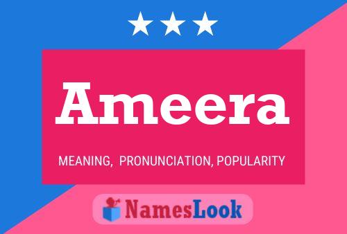 Ameera 名字海报