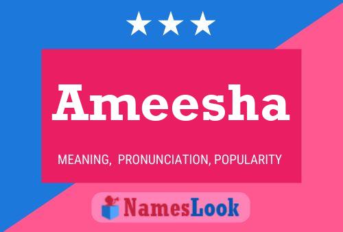 Ameesha 名字海报