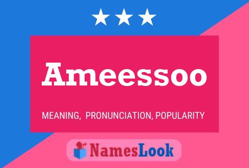 Ameessoo 名字海报