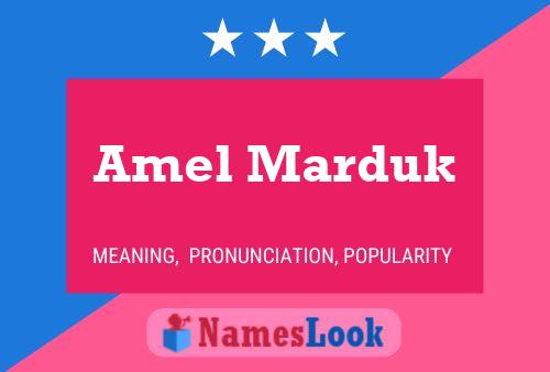 Amel Marduk 名字海报