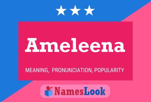 Ameleena 名字海报