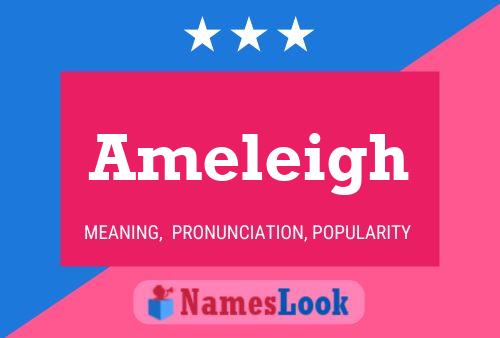 Ameleigh 名字海报