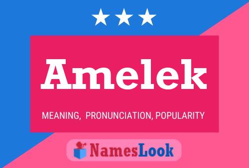 Amelek 名字海报