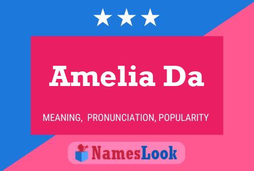 Amelia Da 名字海报