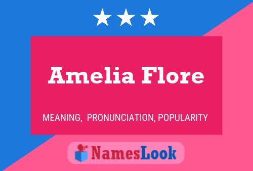 Amelia Flore 名字海报