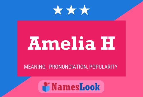 Amelia H 名字海报