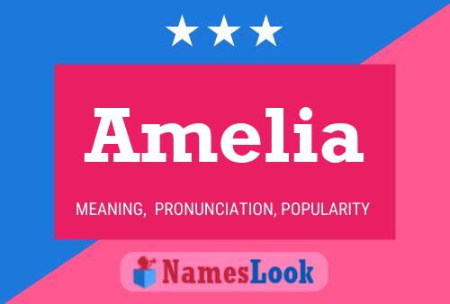 Amelia 名字海报