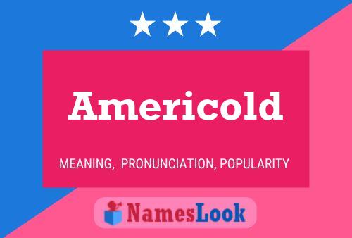 Americold 名字海报