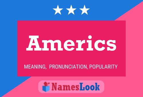 Americs 名字海报