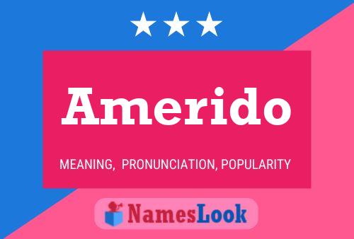 Amerido 名字海报