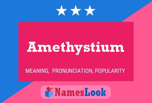 Amethystium 名字海报