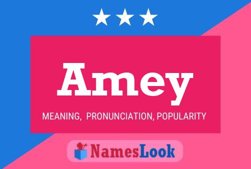 Amey 名字海报