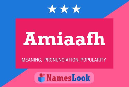 Amiaafh 名字海报