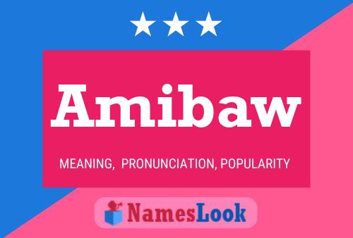 Amibaw 名字海报