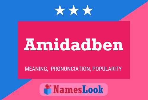 Amidadben 名字海报