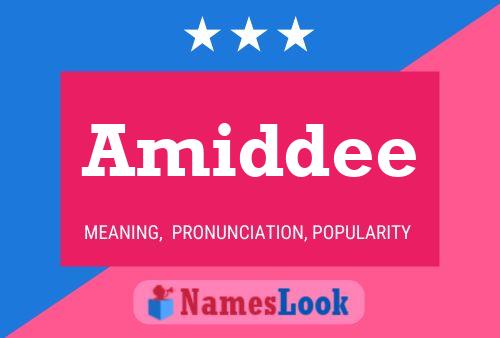 Amiddee 名字海报