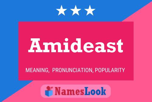 Amideast 名字海报