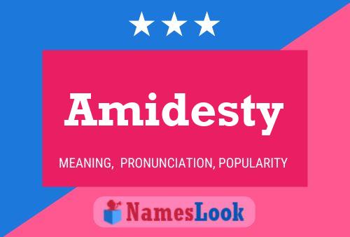 Amidesty 名字海报