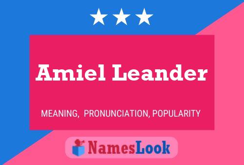 Amiel Leander 名字海报