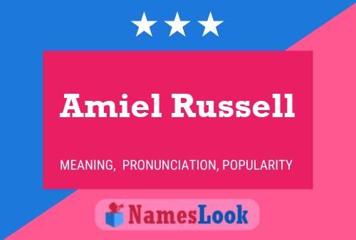 Amiel Russell 名字海报