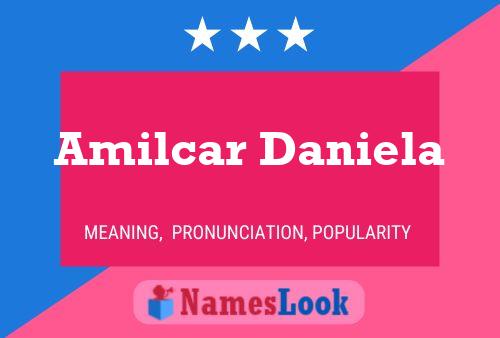 Amilcar Daniela 名字海报