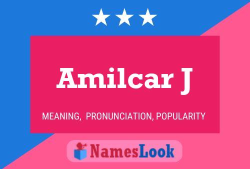 Amilcar J 名字海报