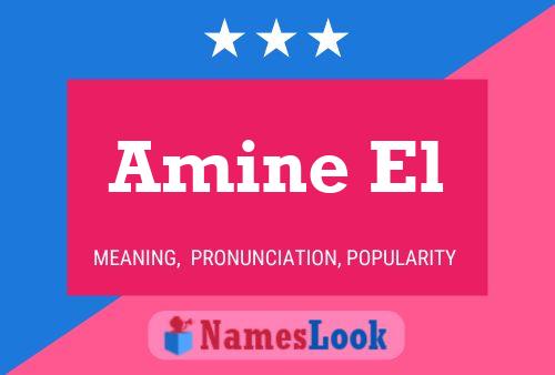 Amine El 名字海报