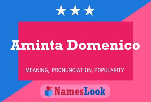 Aminta Domenico 名字海报