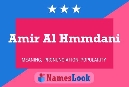 Amir Al Hmmdani 名字海报