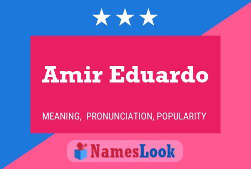 Amir Eduardo 名字海报