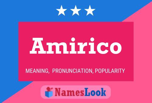 Amirico 名字海报