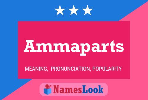 Ammaparts 名字海报