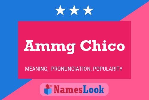 Ammg Chico 名字海报