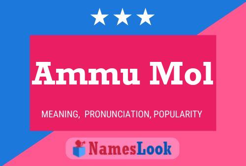 Ammu Mol 名字海报