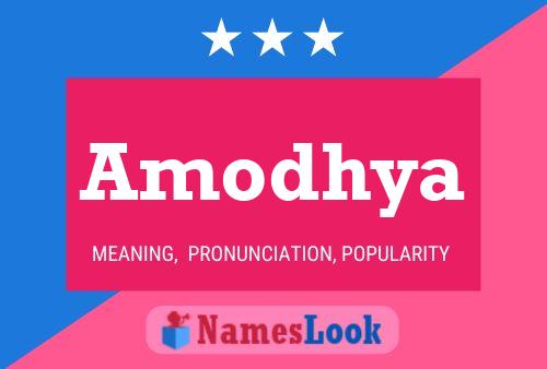 Amodhya 名字海报