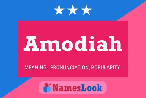 Amodiah 名字海报