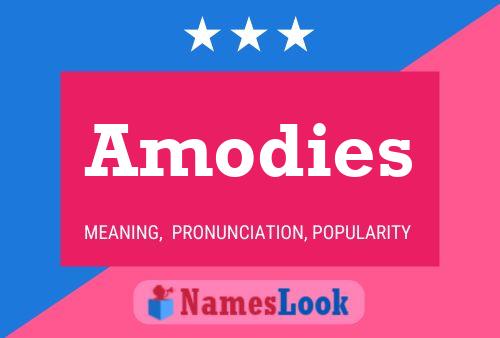 Amodies 名字海报