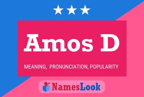 Amos D 名字海报