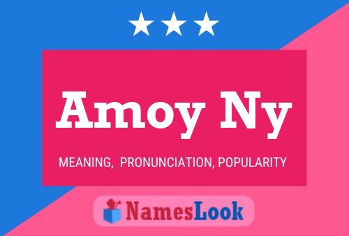 Amoy Ny 名字海报