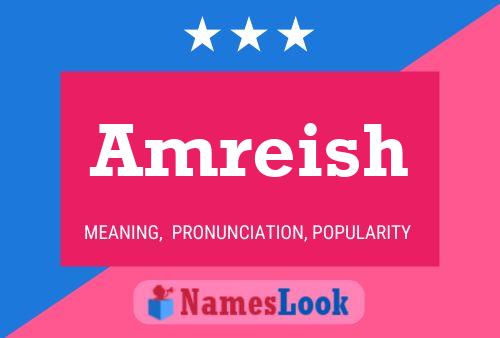 Amreish 名字海报