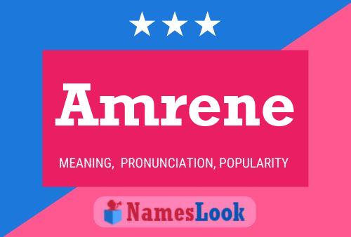 Amrene 名字海报