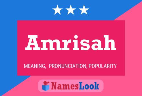 Amrisah 名字海报