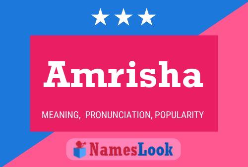 Amrisha 名字海报