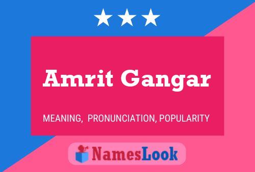 Amrit Gangar 名字海报